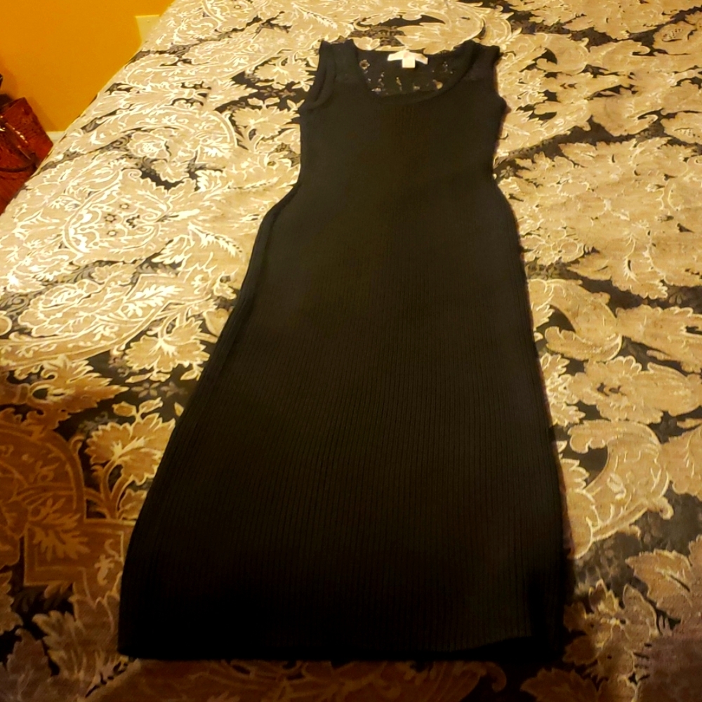 Spandex black sexy dress